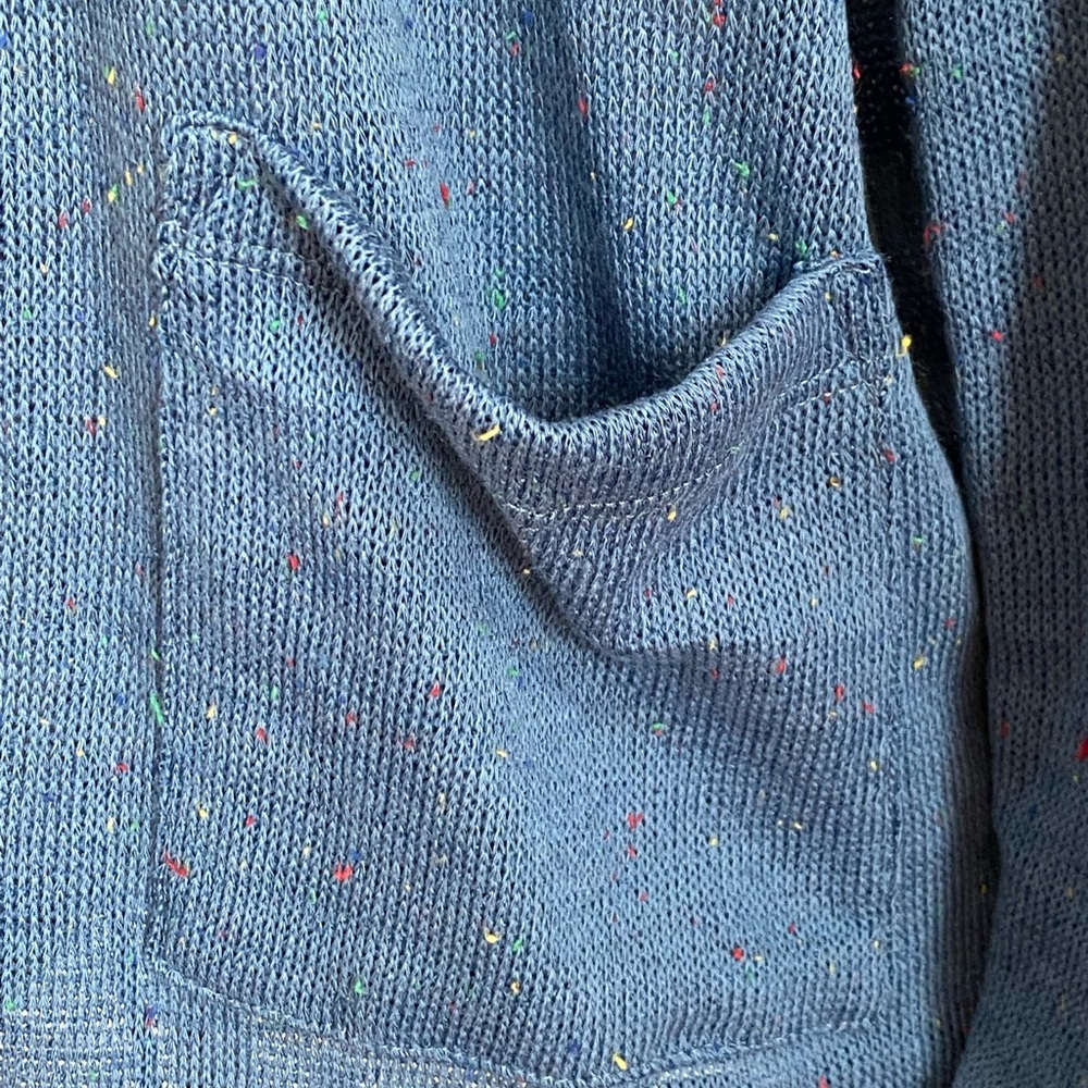 Reborn J Blue Open Front Confetti Cardigan - Picture 6 of 7
